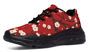 Plum Blossoms Chunky Sneakers