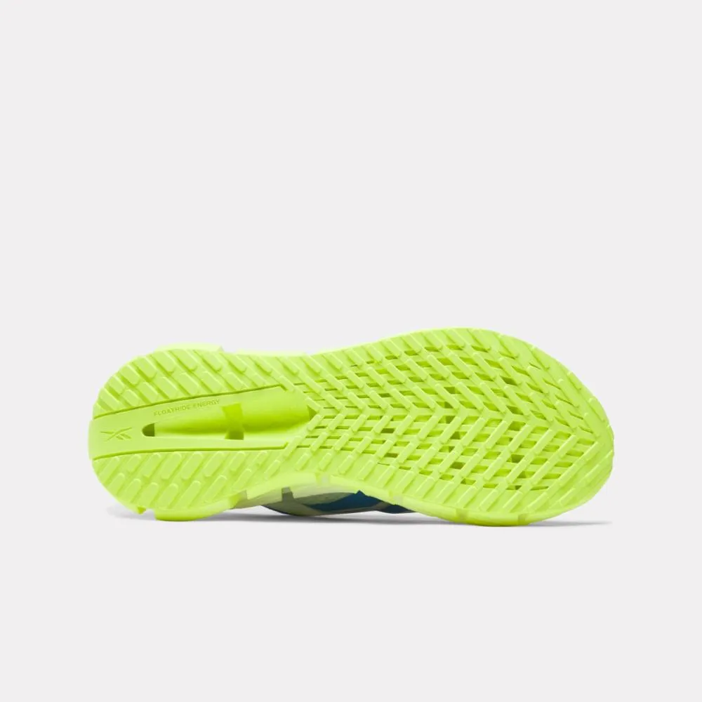 Reebok Footwear Men FloatZig 1 Shoes FOOTWEARWHITE/DIGITAL LIME/KIN