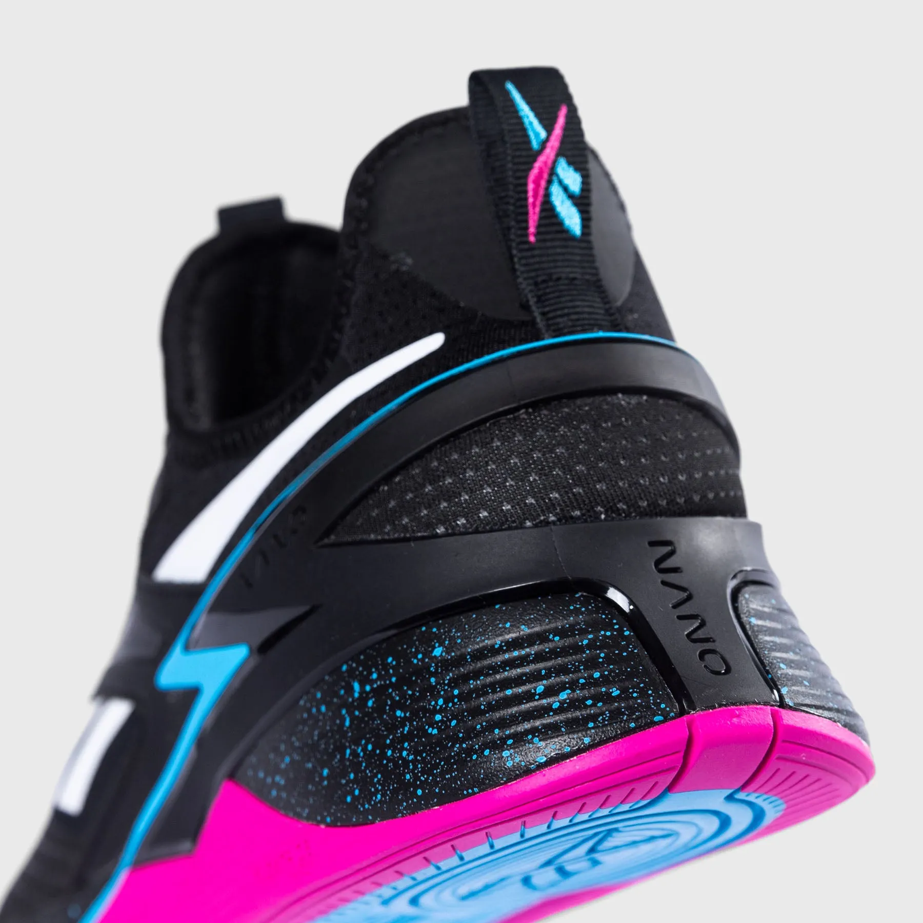 REEBOK - NANO FRONING - CORE BLACK/LASER PINK/BOLD CYAN