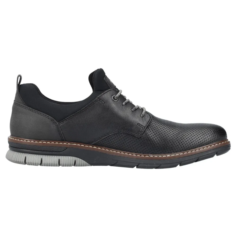 Rieker Dustin 50 Black Leather Oxford (Men's)