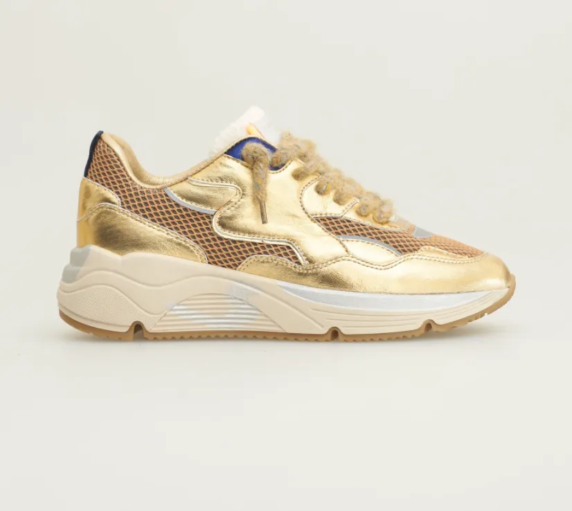 Serafini Gold Malibu Sneaker