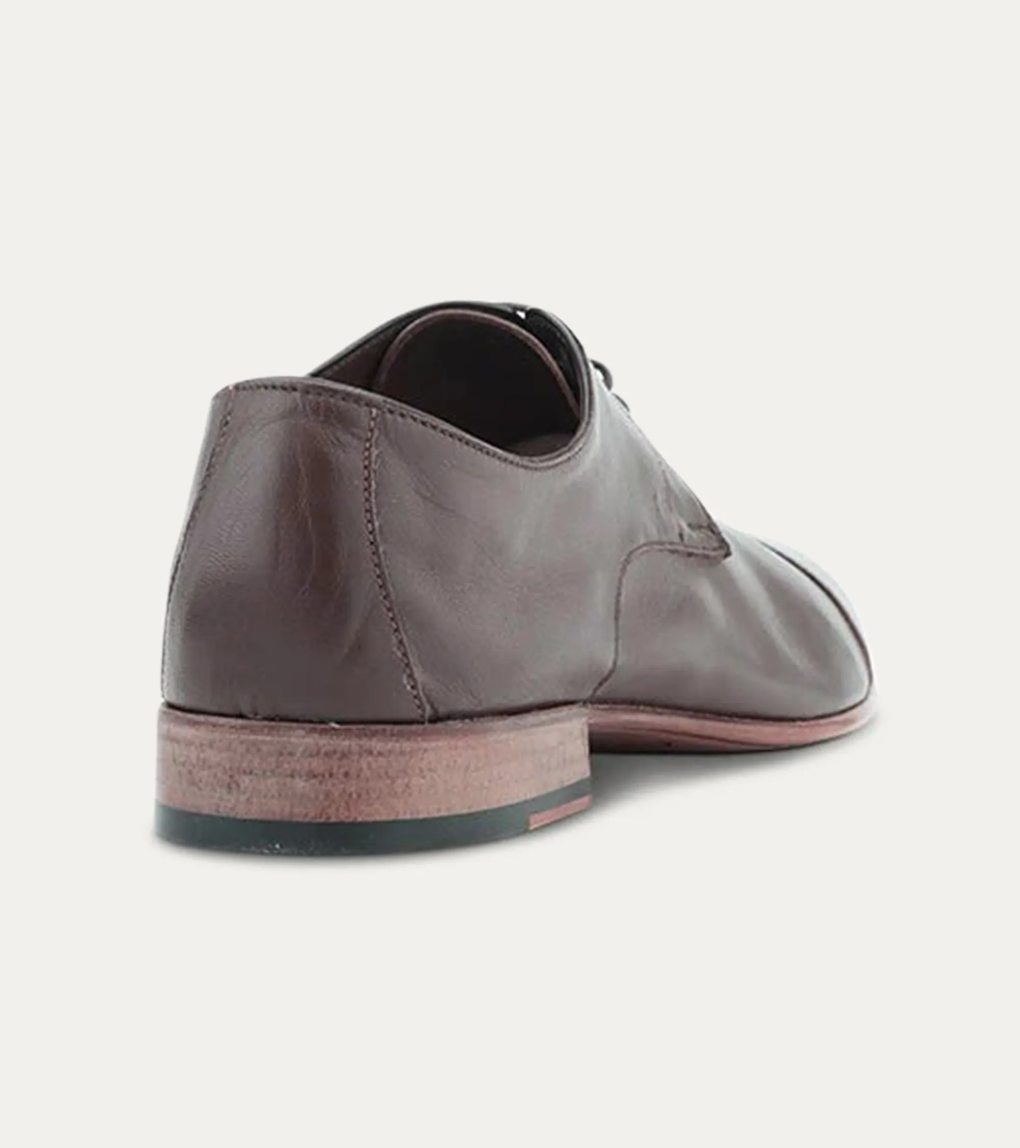 Shane Cap-Toe Oxford in Brown Leather