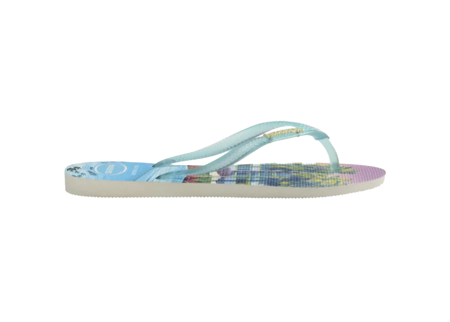 Slim Paisage Flip Flops