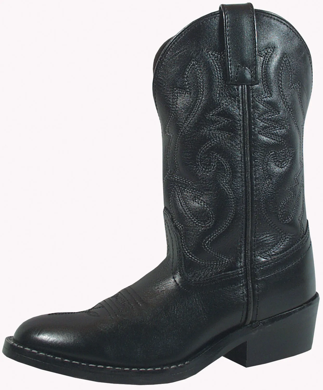 Smoky Mountain Boots Youth Boys Denver Black Leather Western