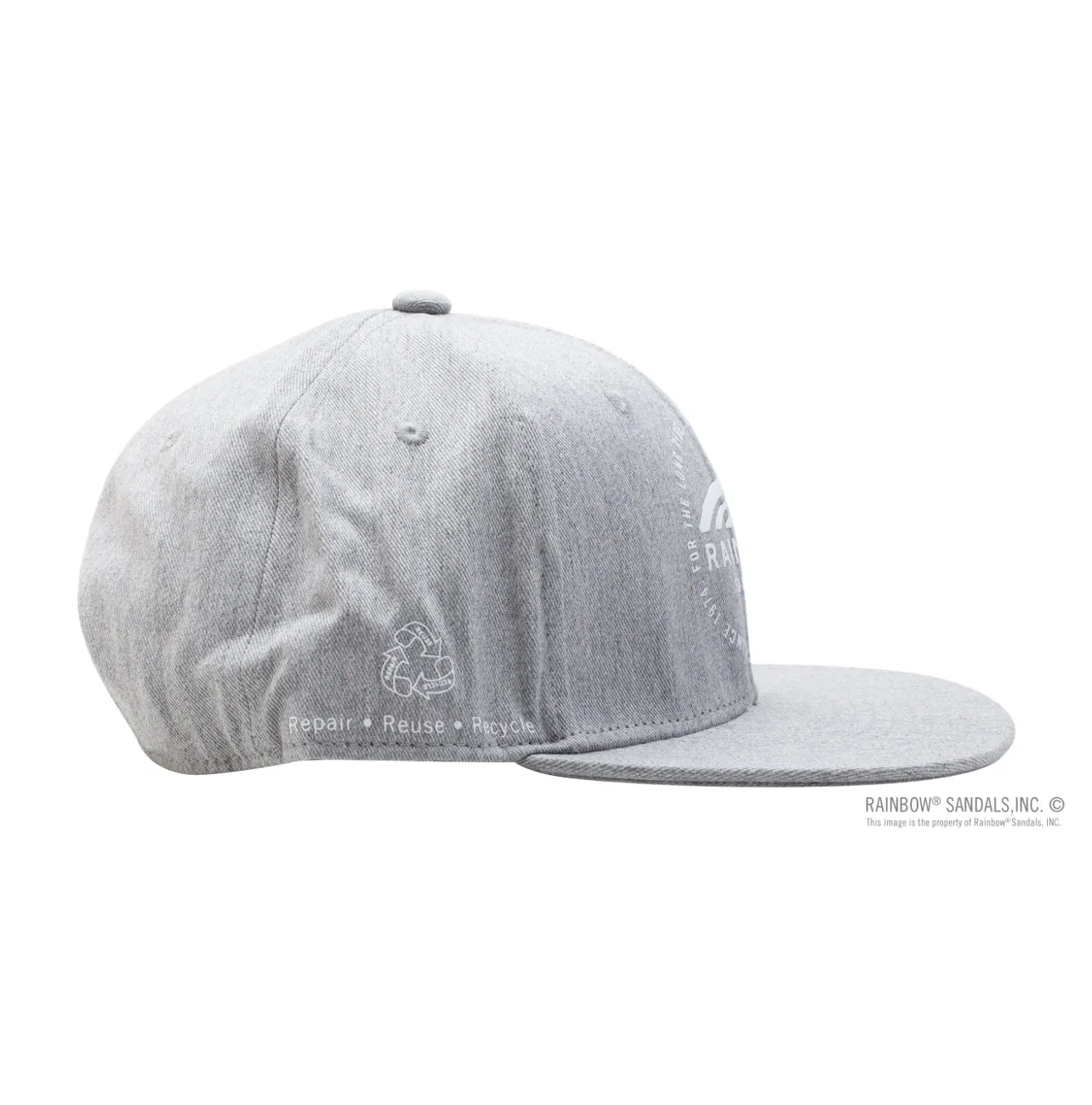 SNAP BACK HAT - Rainbow Sandals Circle Logo Graphite Snap Back Hat