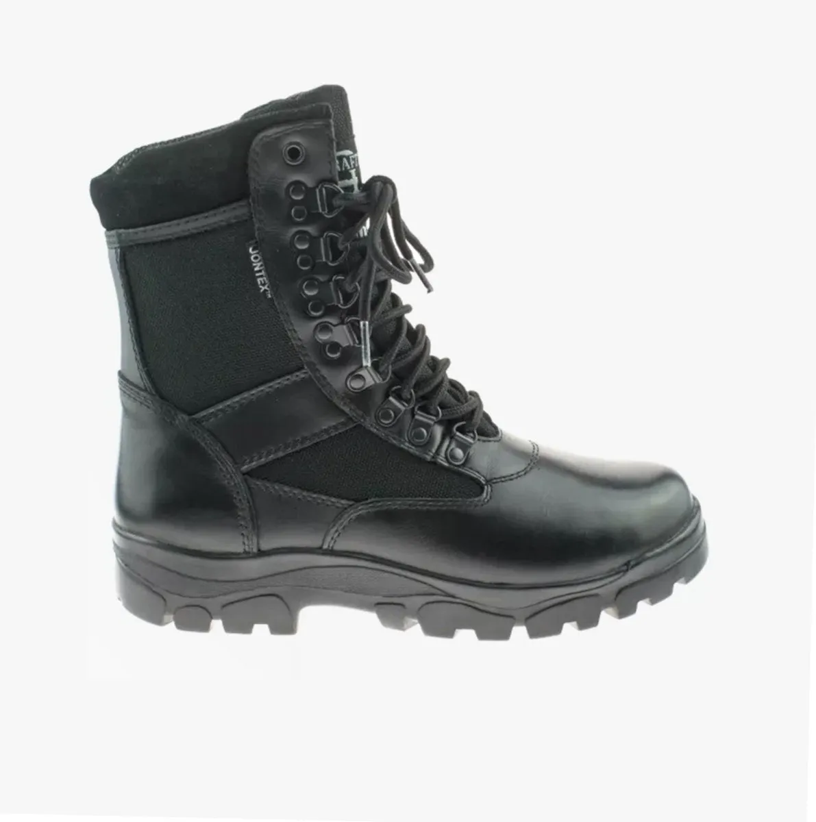 SNIPER Unisex Leather Work Boots Black