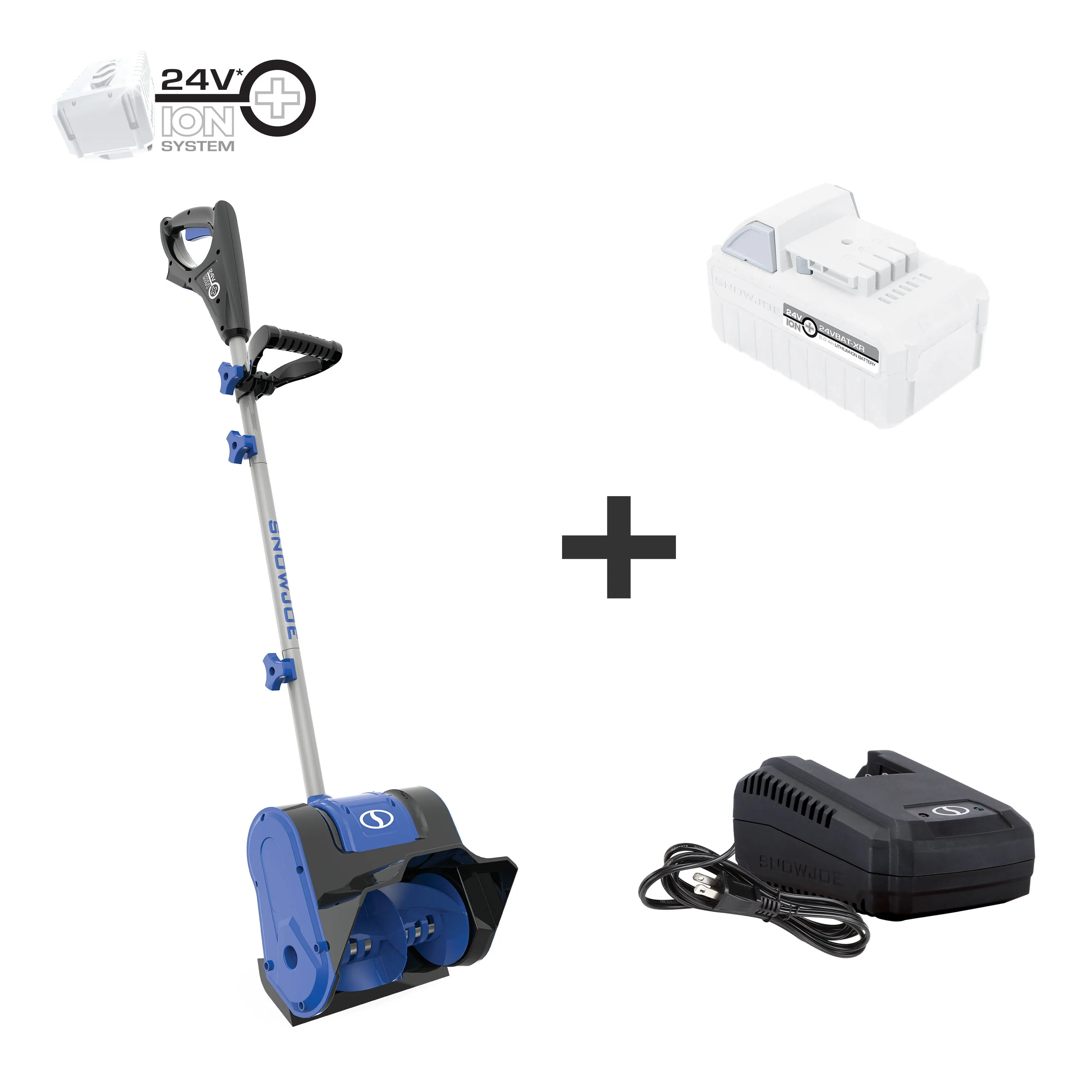 Snow Joe 24V-SS10-XR 24-Volt* IONMAX Cordless Snow Shovel Kit | 10-Inch | W/ 5.0-Ah Battery and Charger