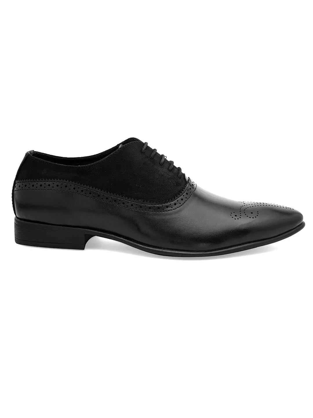 Stocks Black Formal Oxford Shoes