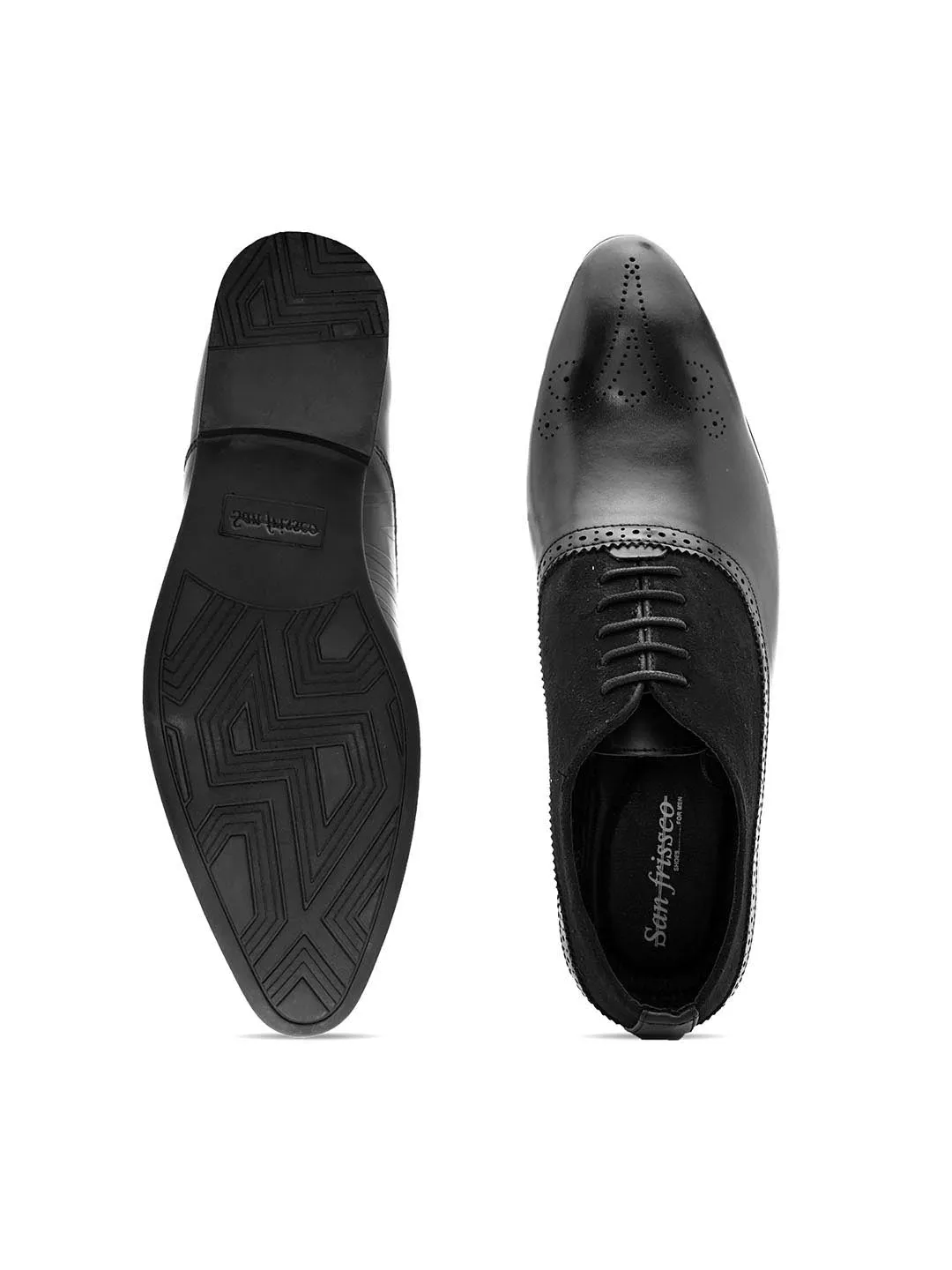 Stocks Black Formal Oxford Shoes