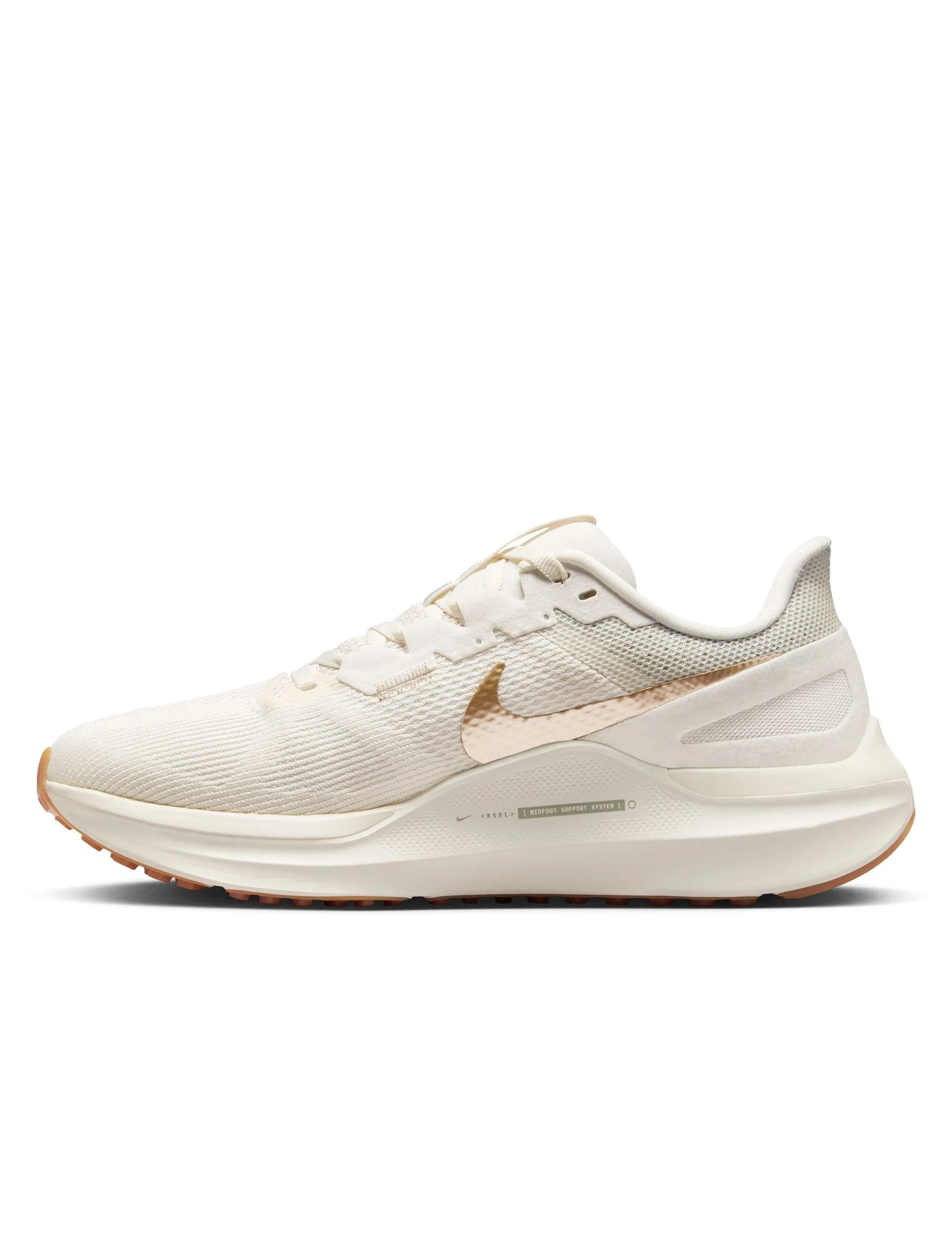 Structure 25 Shoes - Phantom/White/Gum Light Brown/Metallic Gold