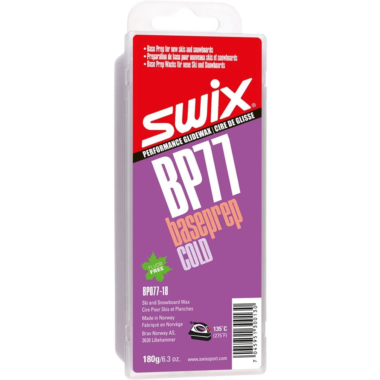 Swix BP77 Cold Base Prep Wax