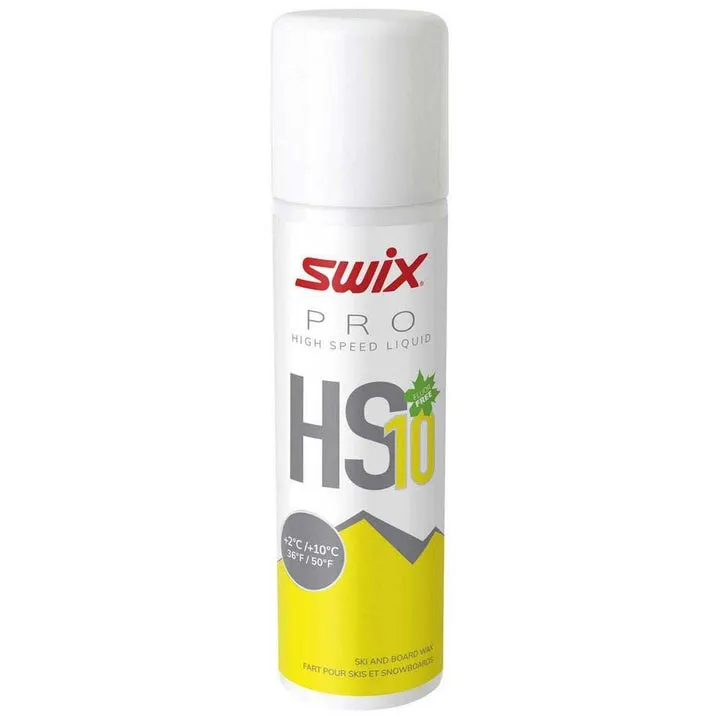 Swix Pro High Speed Liquid HS10 Liquid Yellow  2C to  10C Wax