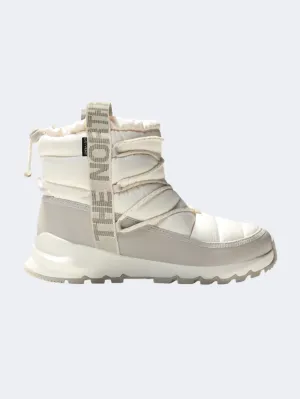 The North Face Thermoball™ Waterproof Lace Up Women Lifestyle Boots Gardenia White