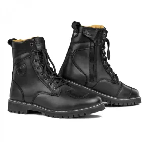 THOMSON BLACK - Women's Motorcycle Boots