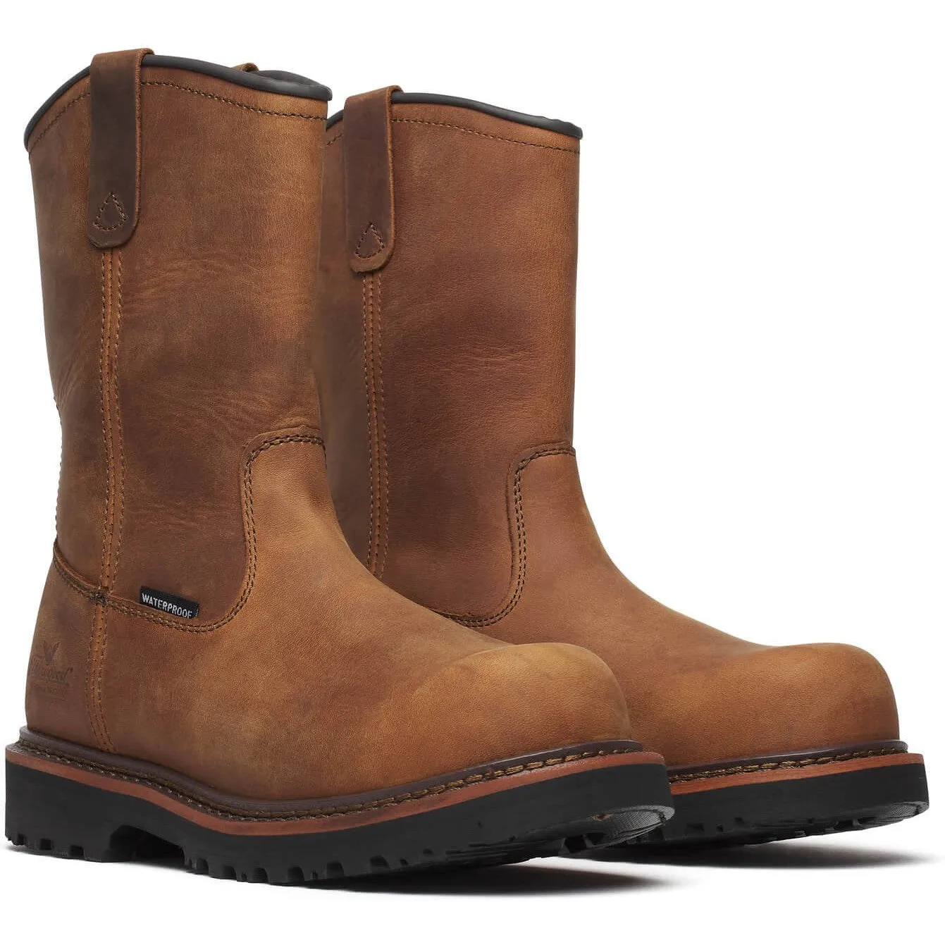 Thorogood Men's Wellington V-Series 11" Semi-oblique WP Work Boot- 804-4343