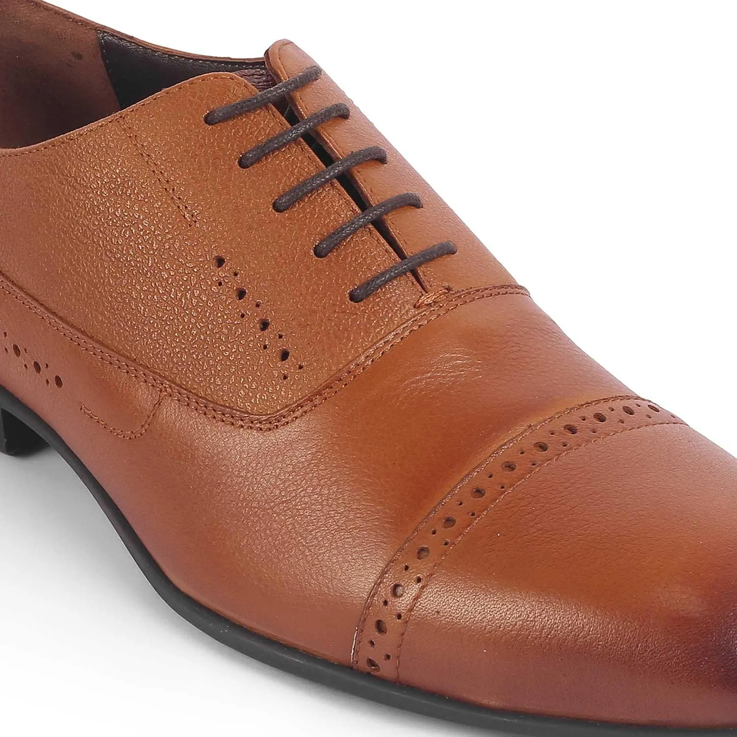 Tresmode Napier Tan Men's Oxford Lace Ups