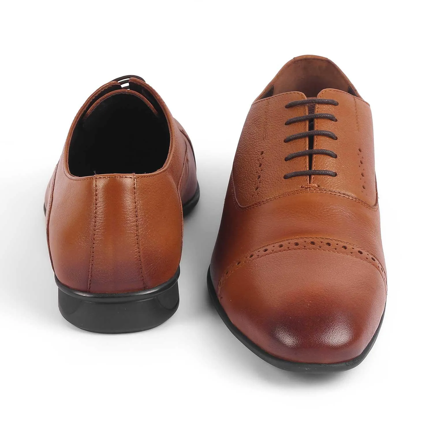 Tresmode Napier Tan Men's Oxford Lace Ups