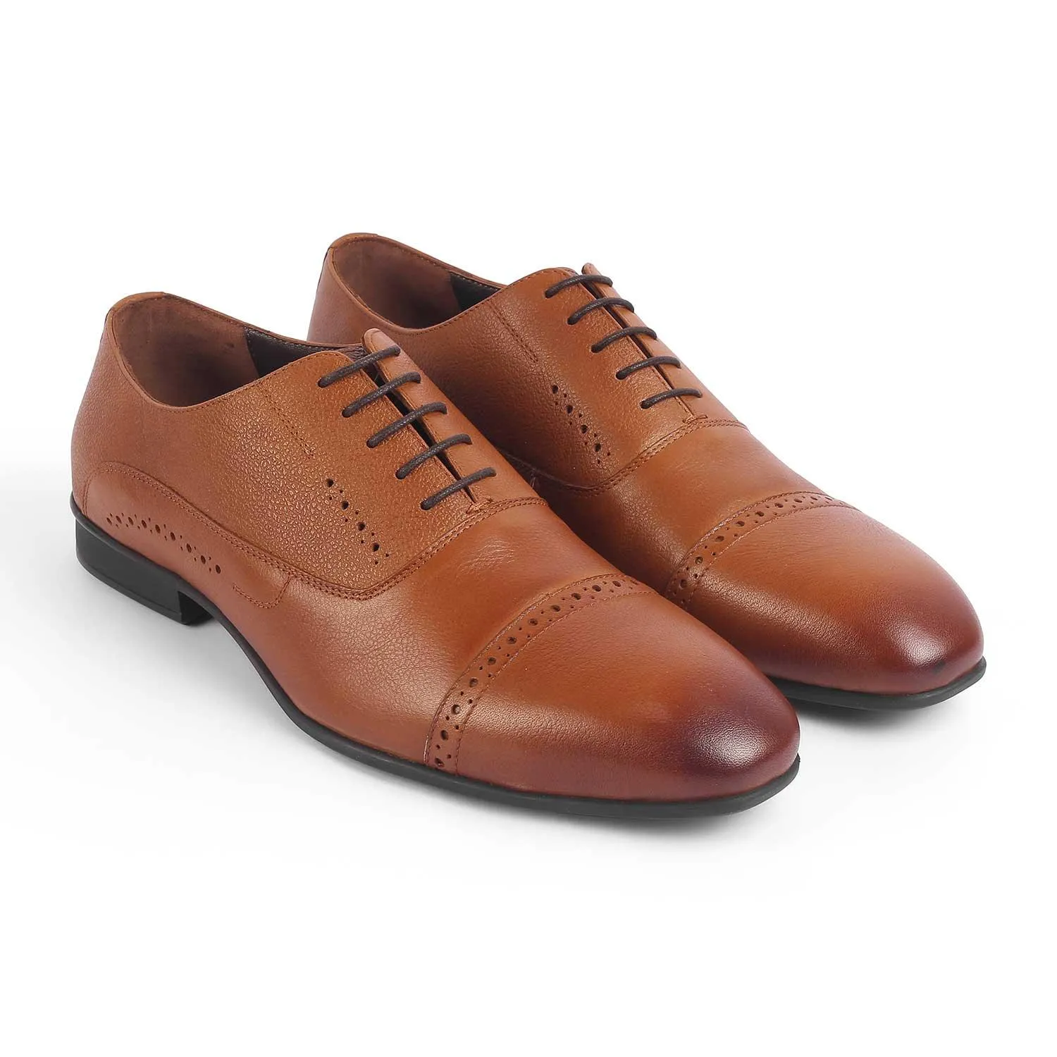 Tresmode Napier Tan Men's Oxford Lace Ups