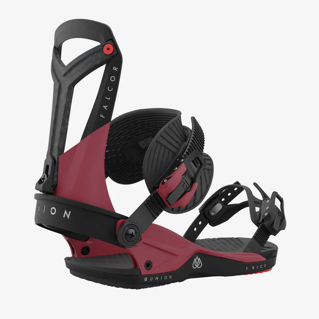 Union Falcor Snowboard Bindings - Red - 2024