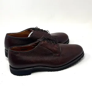 Vintage Y2K Allen Edmond's Leeds Maho Pebbled Leather Oxfords