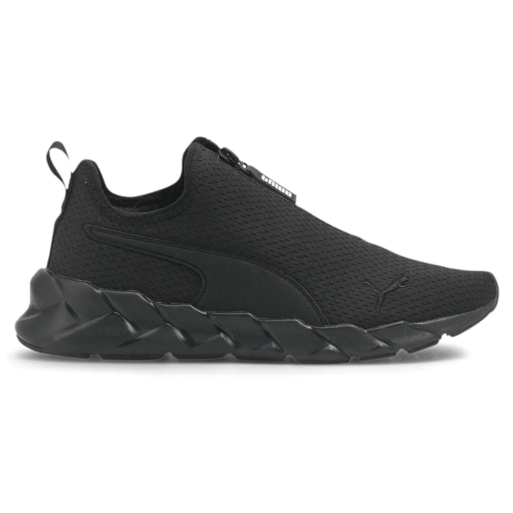 Weave Zip Slip On Training Shoes