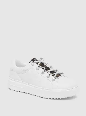 White Dragon Low-Top Sneakers