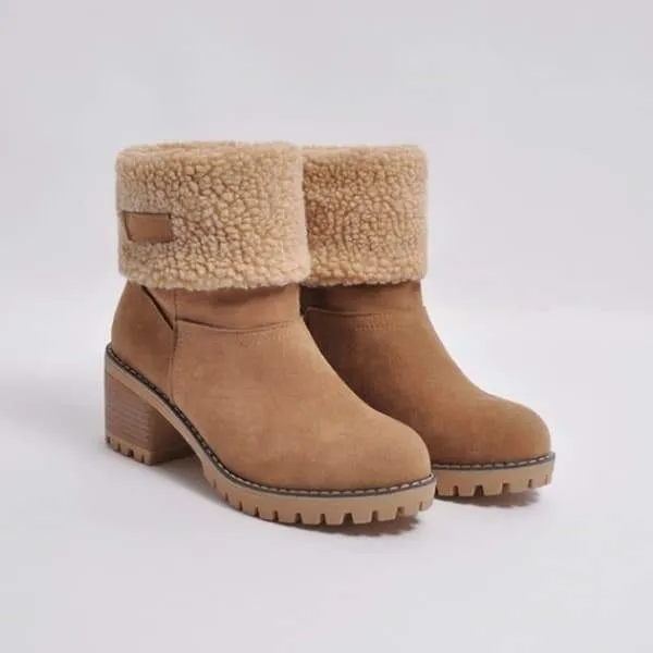 Winter Shoes Fur Warm Snow Boots(Ship In 24 Hours)