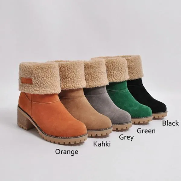 Winter Shoes Fur Warm Snow Boots(Ship In 24 Hours)