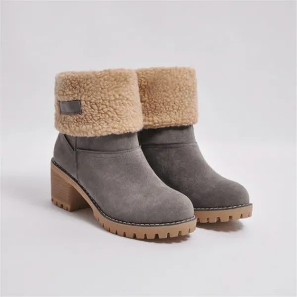 Winter Shoes Fur Warm Snow Boots(Ship In 24 Hours)