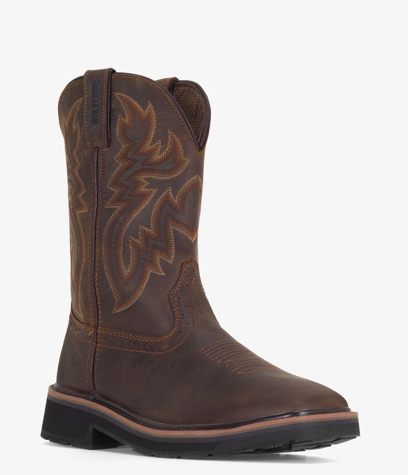 Wolverine Rancher Square Toe Wellington Boot - Men