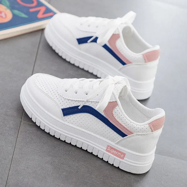 Women Shoes  New Chunky Sneakers For Women Vulcanize Shoes Casual Fashion  Platform Sneakers Femme Krasovki YYJ187