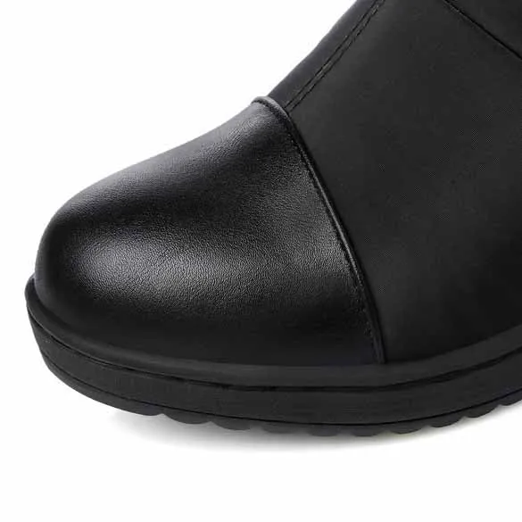 Women Winter Snow Boots Warm Mid-calf Boots Anti-Slip Waterproof Winter Booties