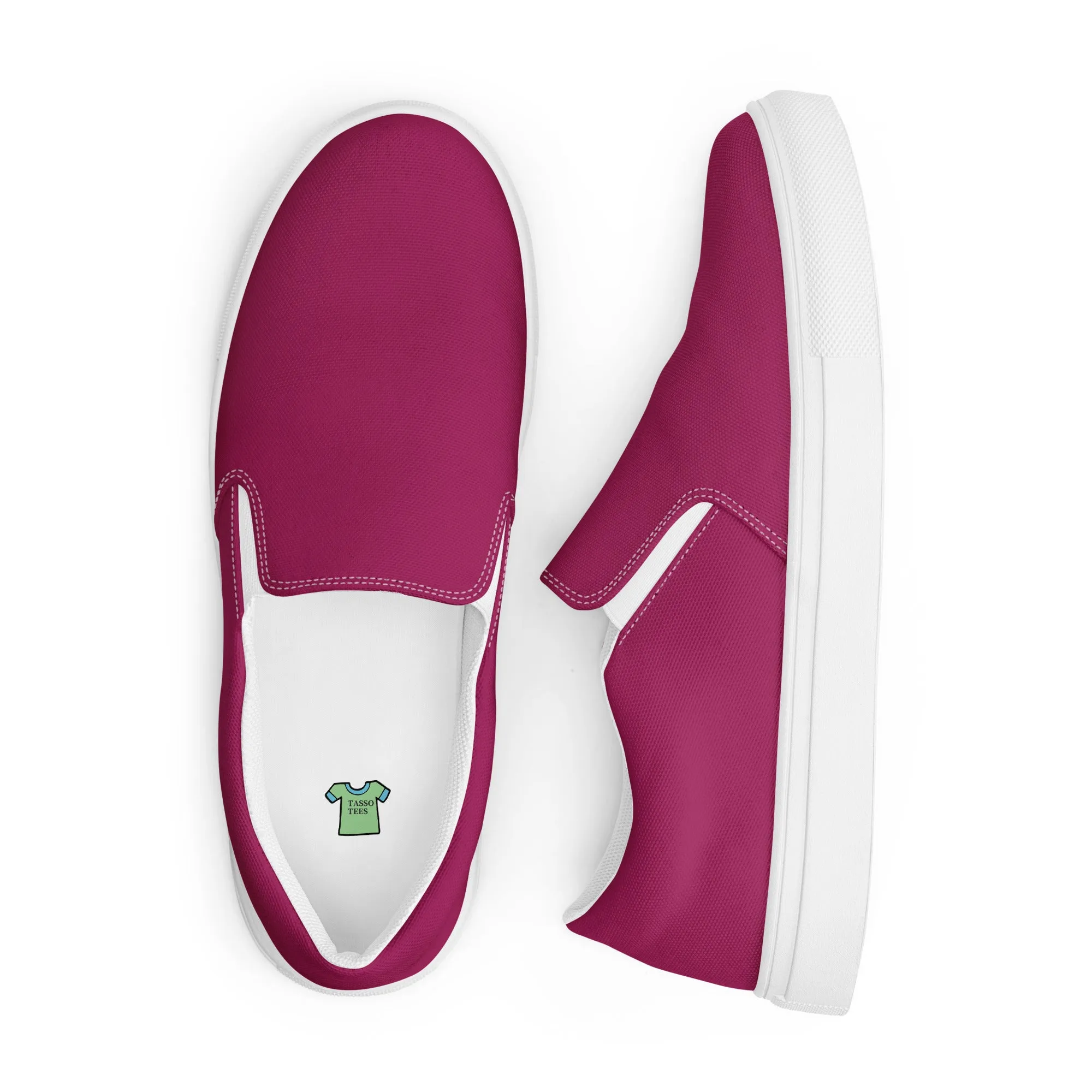 Women’s Berry Purple slip-on canvas shoes