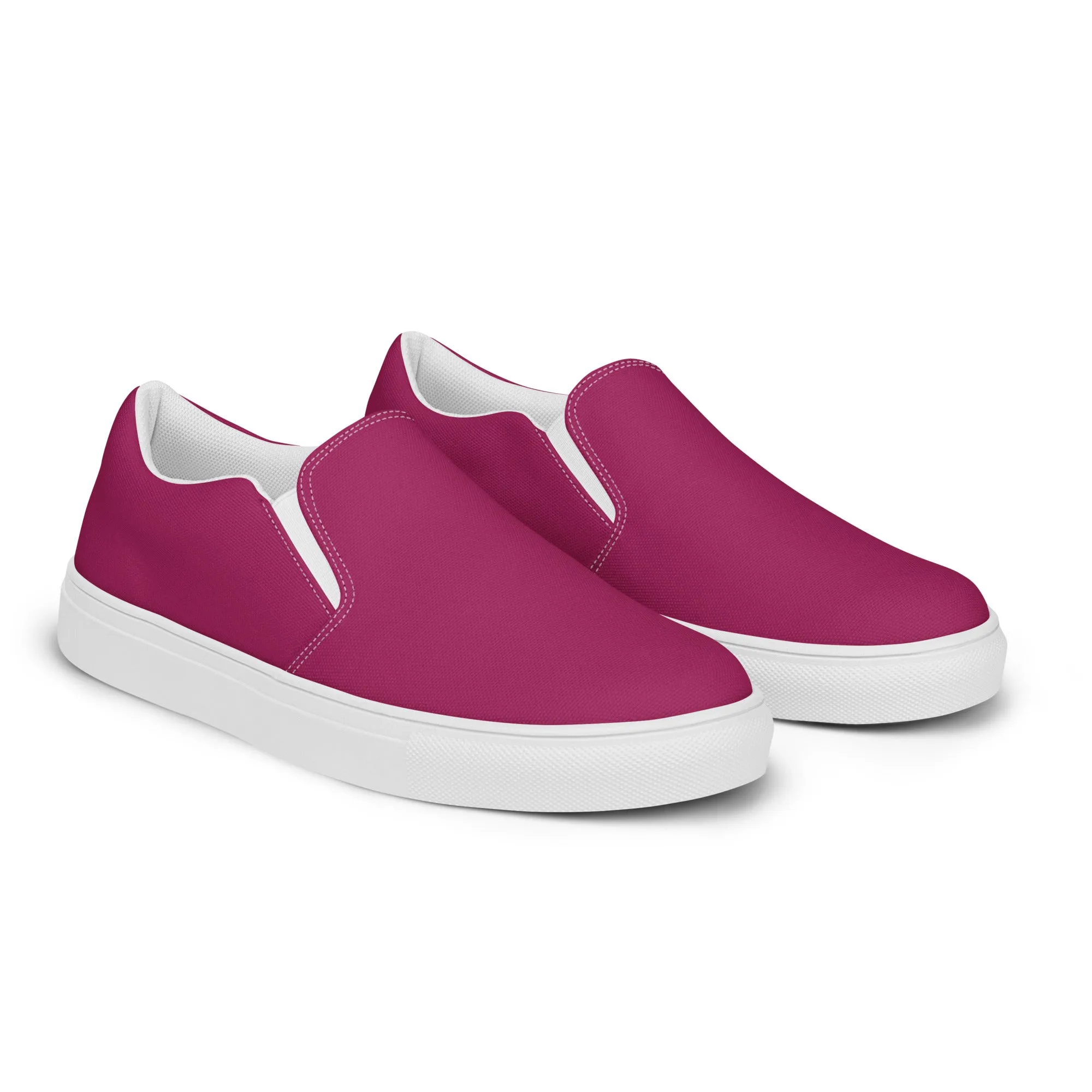 Women’s Berry Purple slip-on canvas shoes