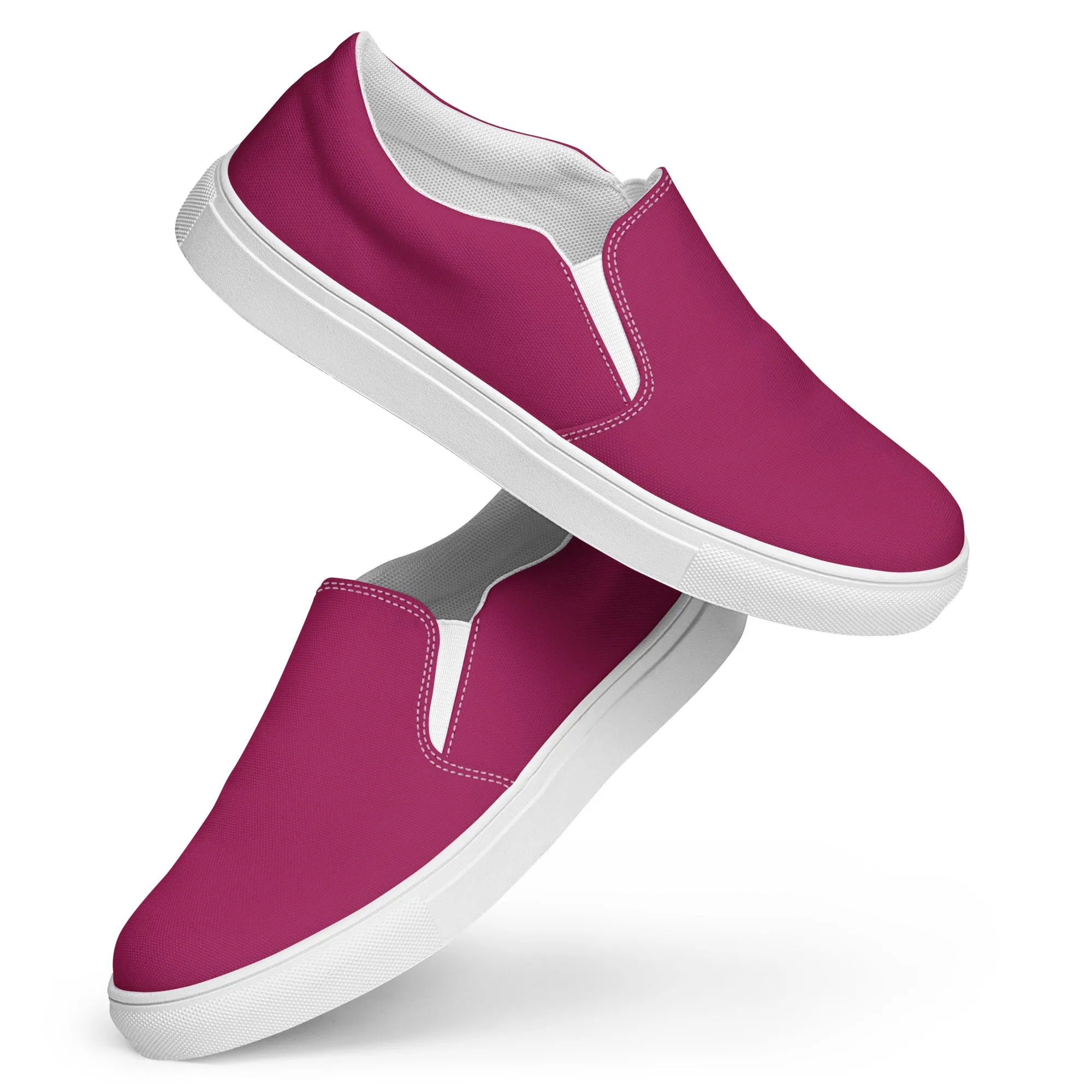 Women’s Berry Purple slip-on canvas shoes