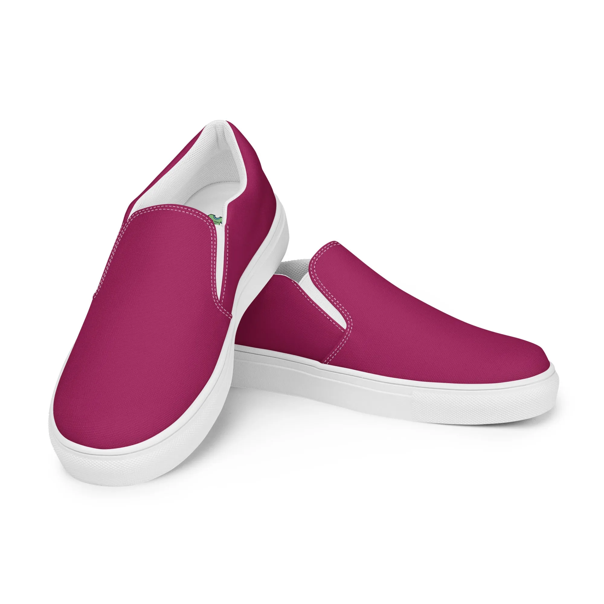 Women’s Berry Purple slip-on canvas shoes