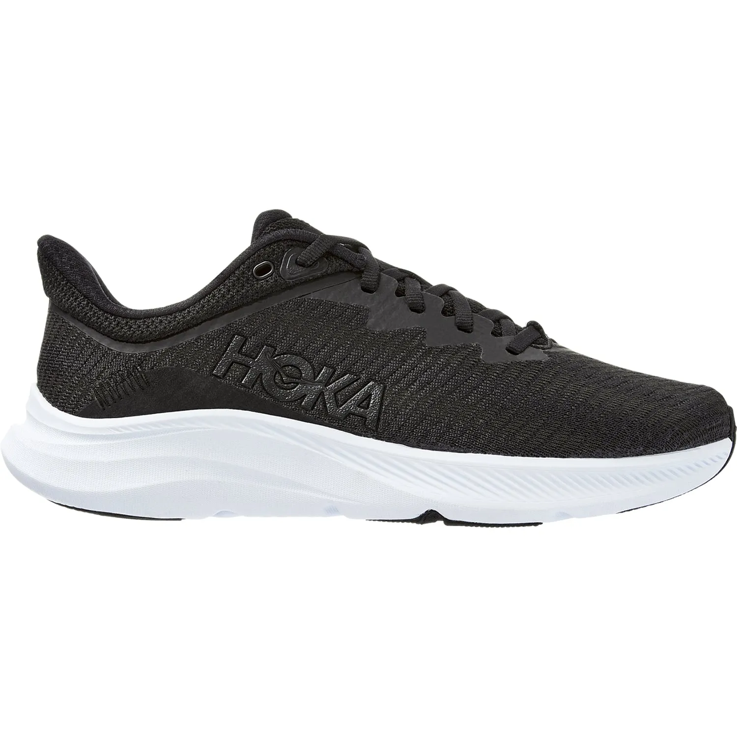 Women's Hoka Solimar Black/White Mesh