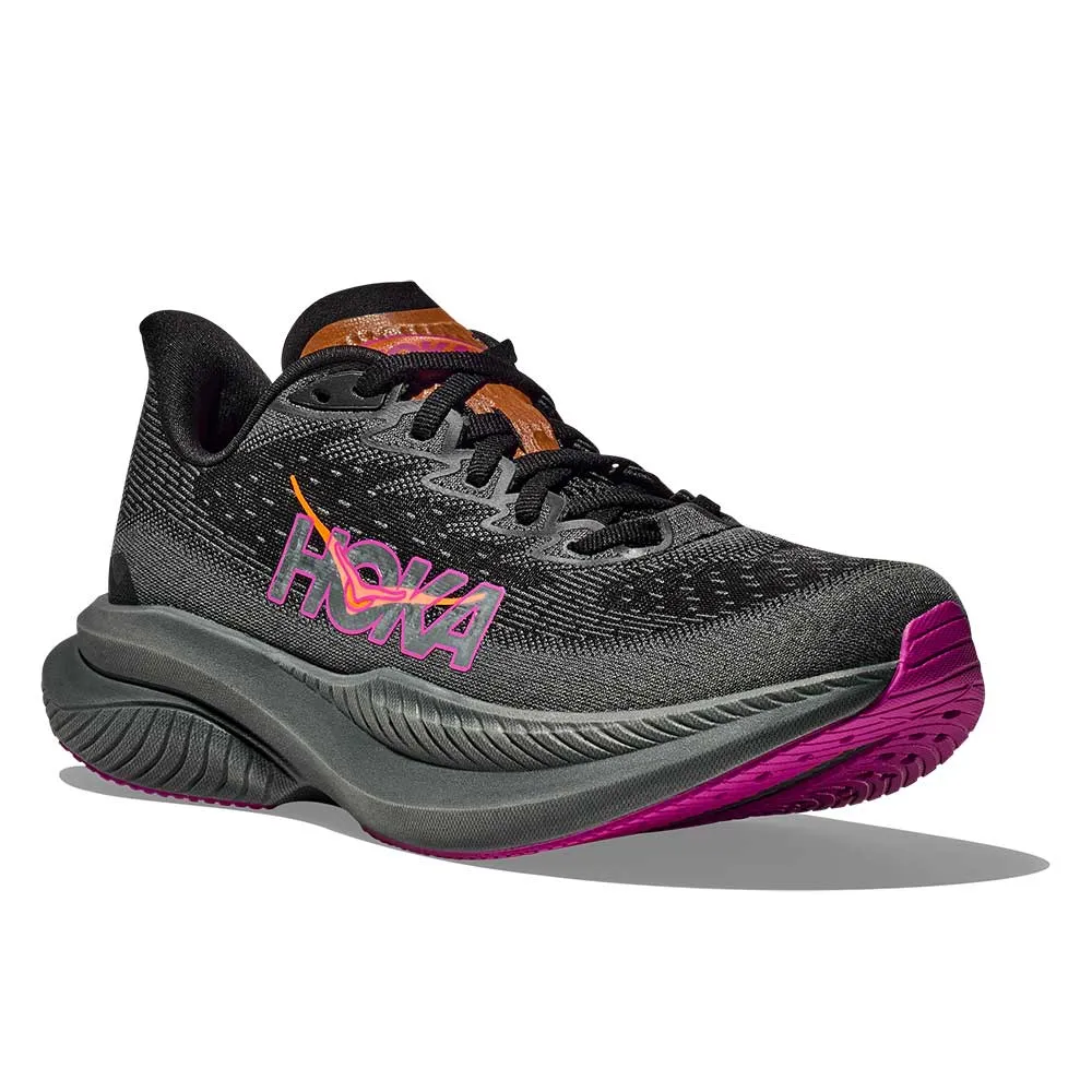 Women's Mach 6 Running Shoe - Black/Fuchsia - Regular (B)