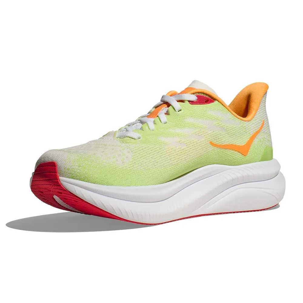 Women's Mach 6 Running Shoe - White/Lettuce - Regular (B)